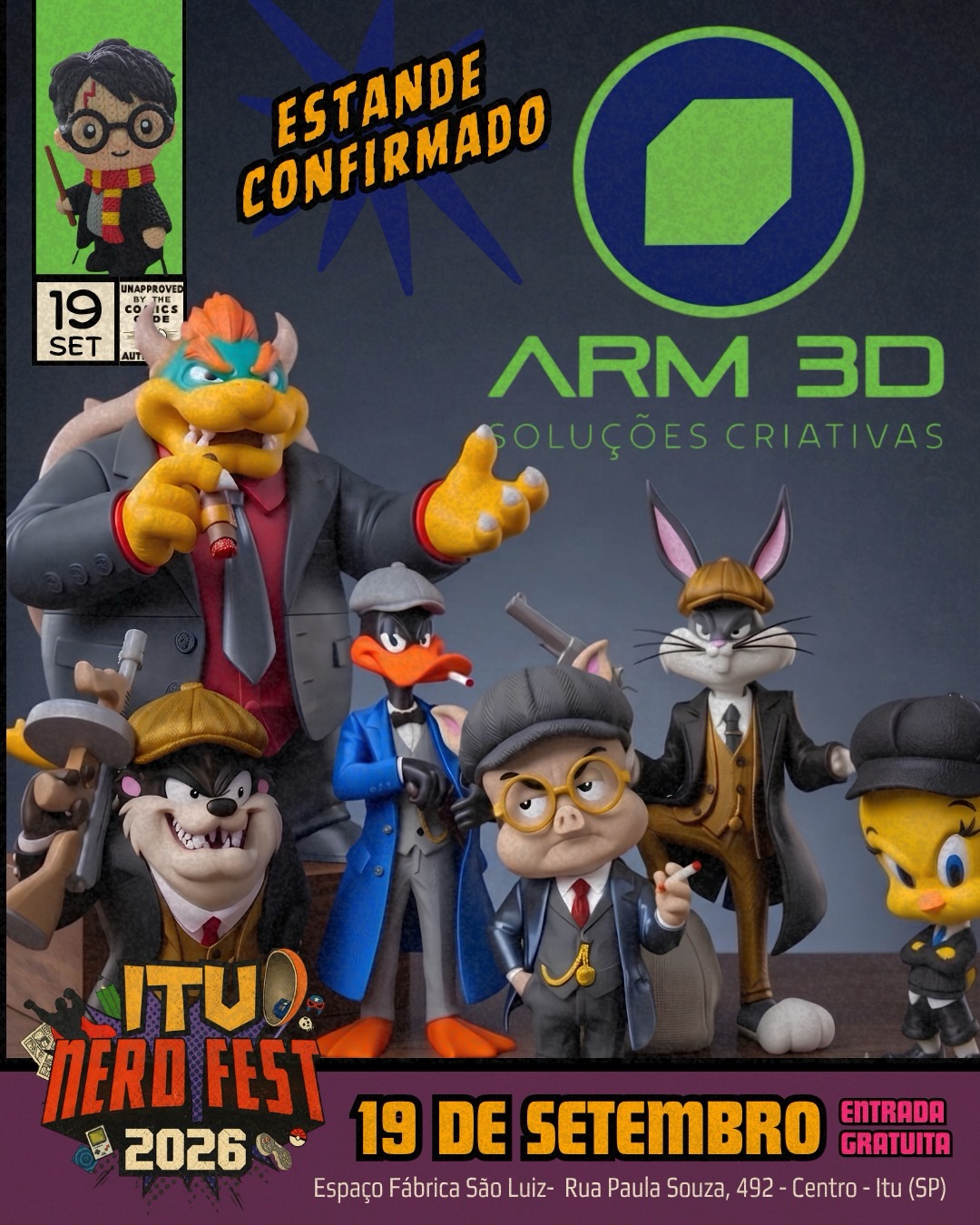 ARM 3D, expositora confirmada no Itu Nerd Fest 2026